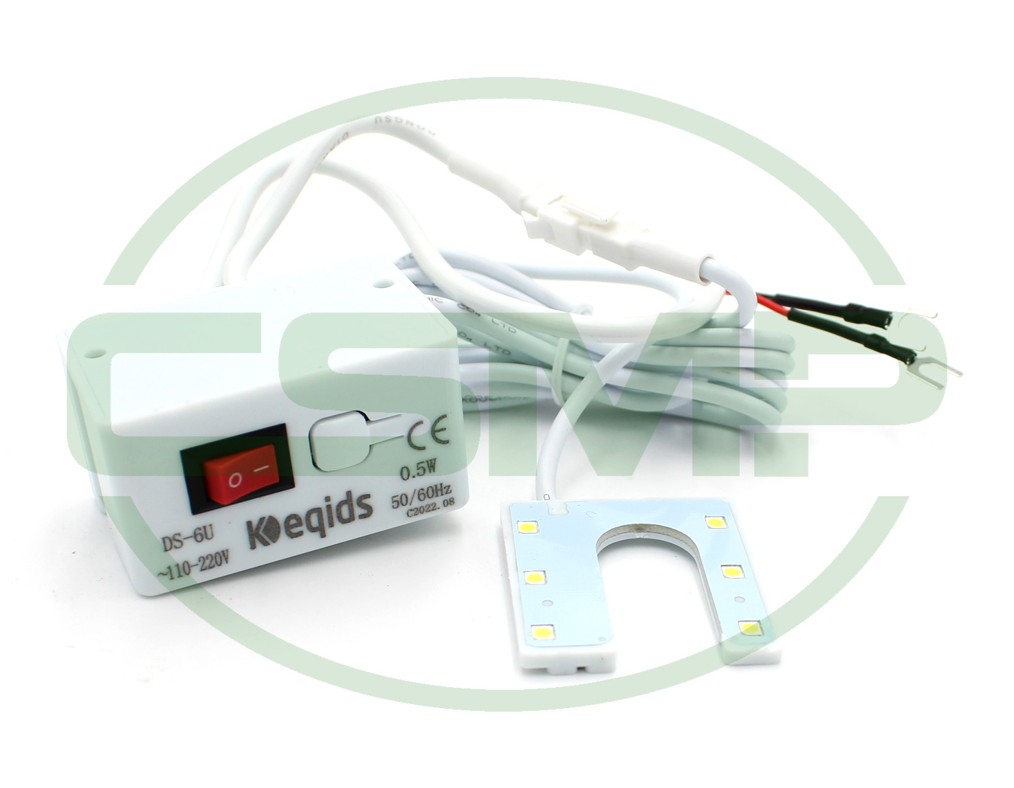 DS-6U-D U-SHAPE MAGNETIC LED STRIP LIGHT 0.5W 100-240V