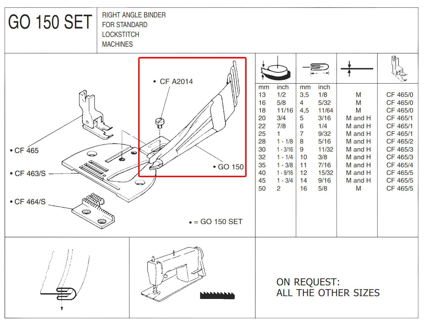 G0150X13M 13mm (M) BINDER - MEDIUM