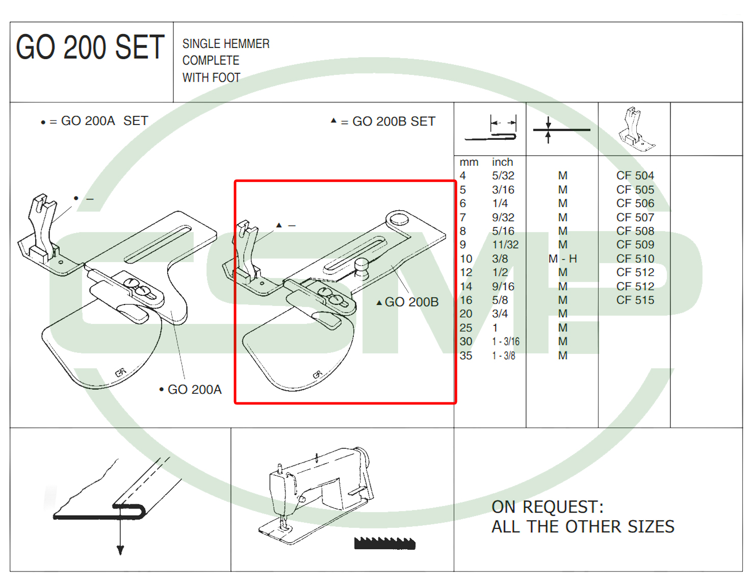 G0200BX4M 4mm (M) HEMMER - MEDIUM