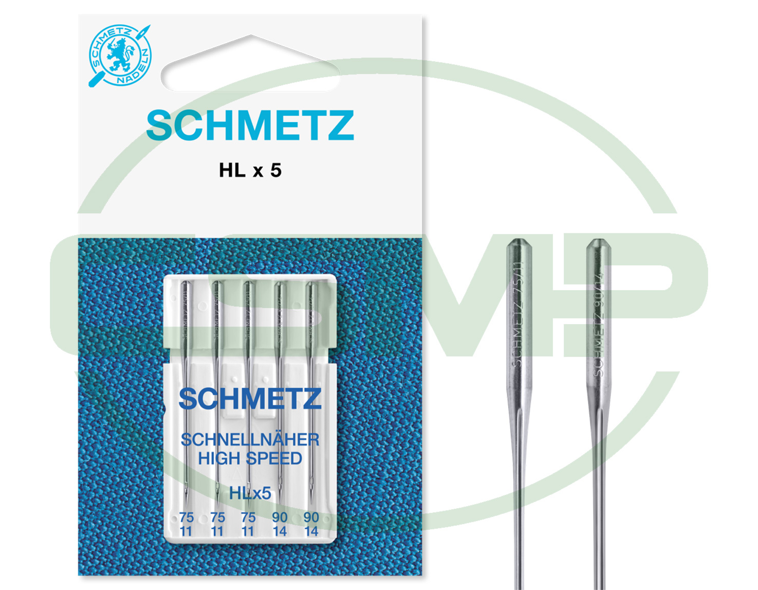HLX5 SIZE 75-90 PACK OF 5 NEEDLES CARDED