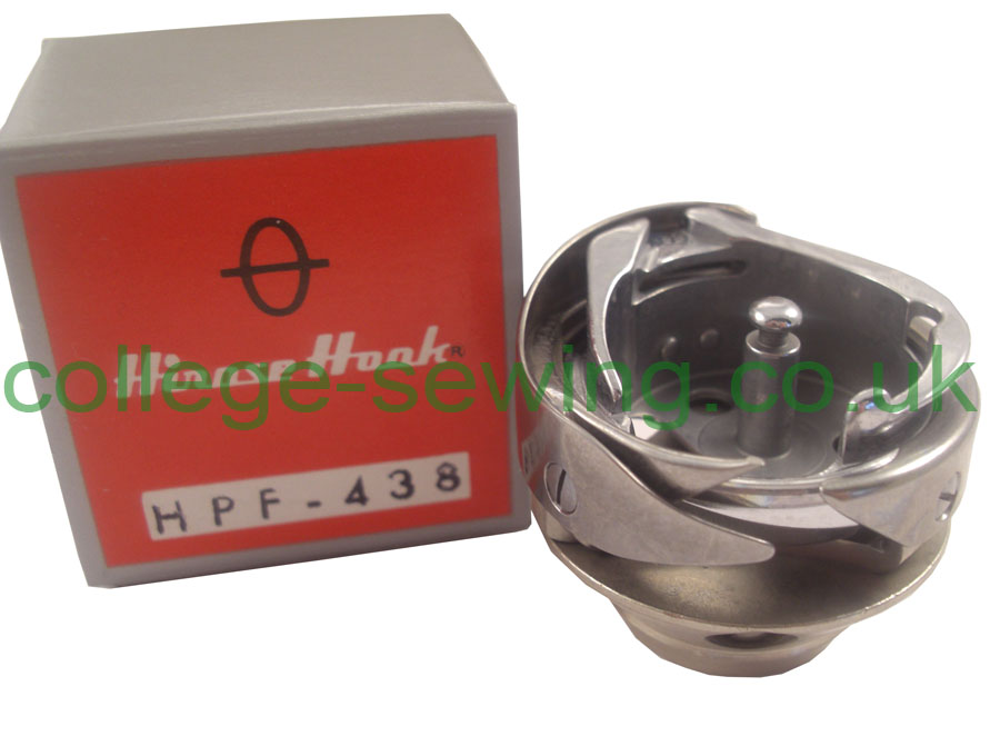 HPF438 = 9116760091 HOOK & BASE PFAFF HIROSE