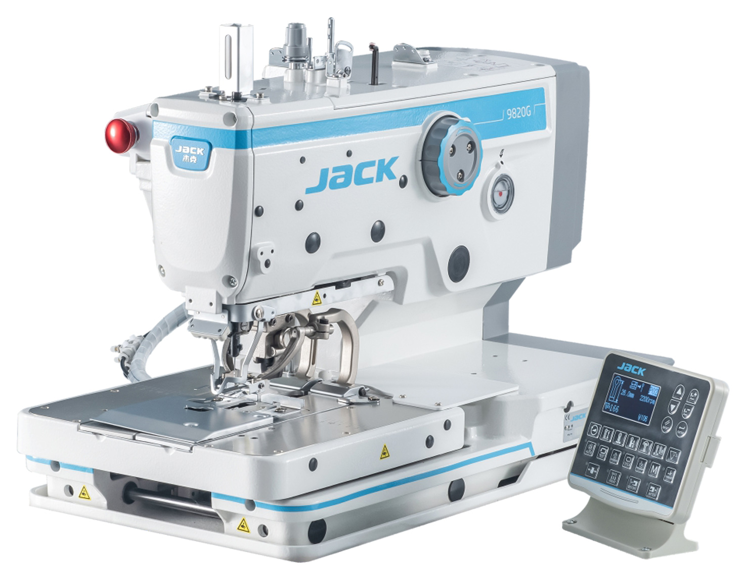 JACK JK-T9820G-01 EYELET BUTTON HOLE MACHINE COMPLETE
