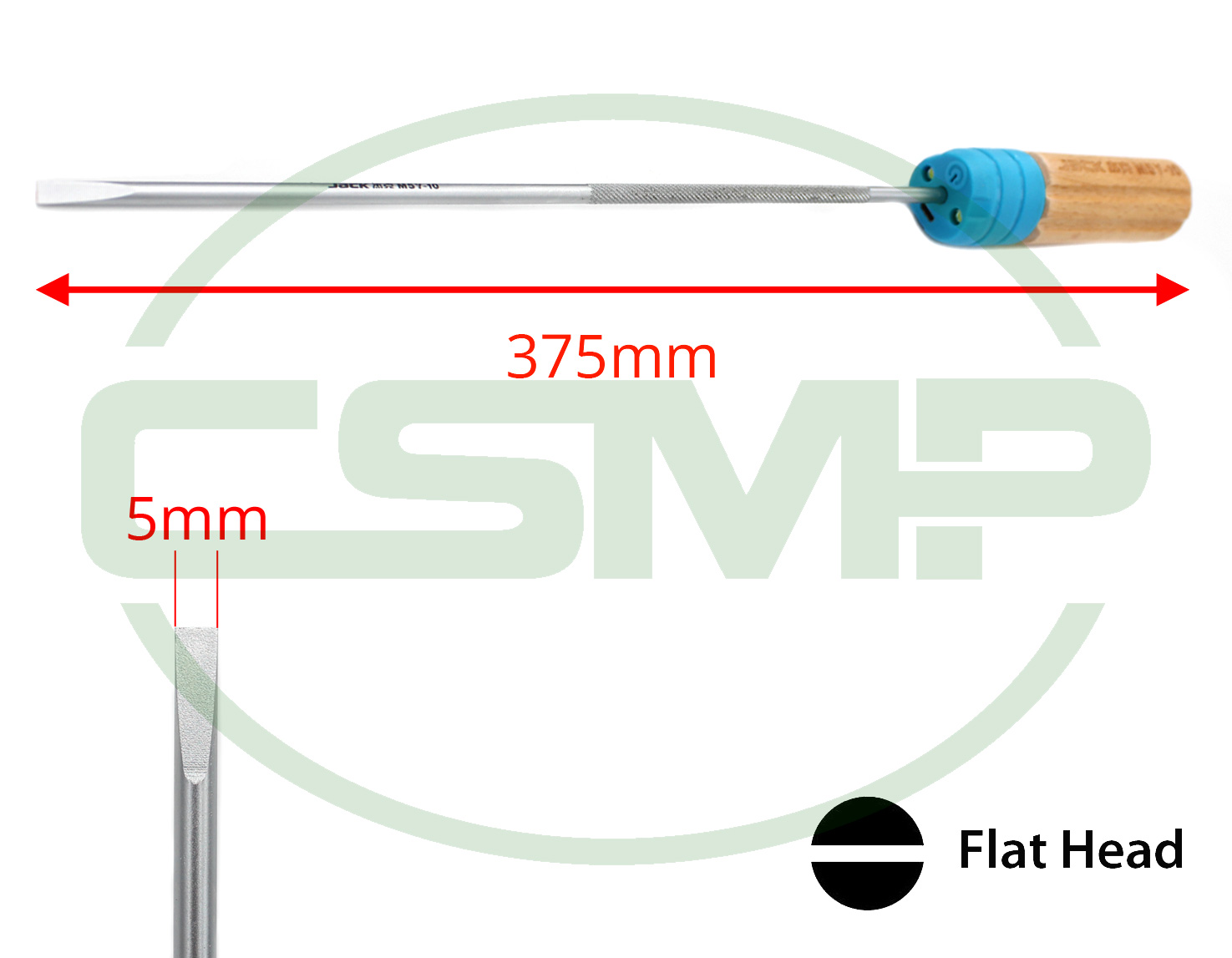 811766 10" LED WOODED HANDLE LED SCREW DRIVER