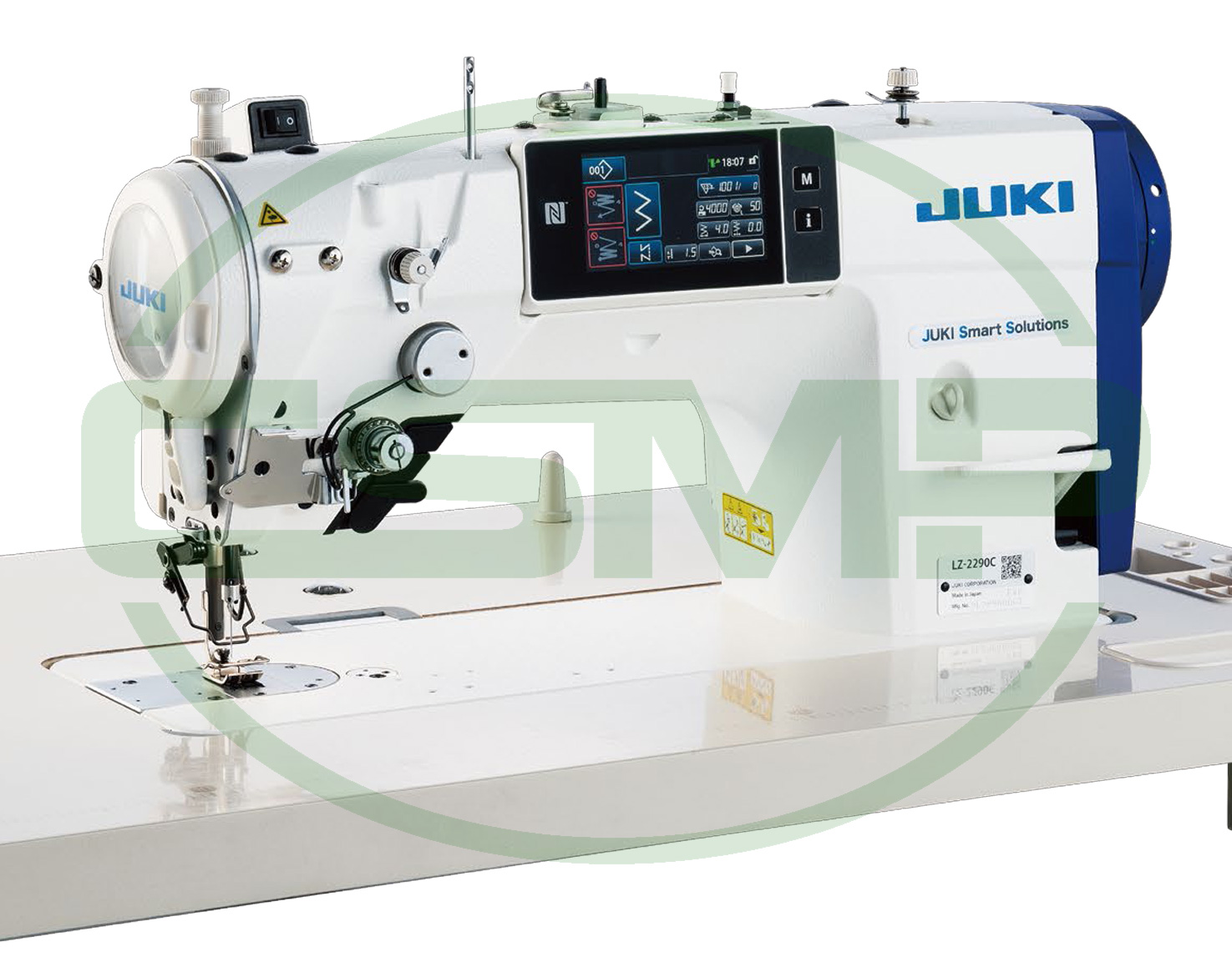 JUKI LZ-2290CS-7-WB/AK155 SEMI DIGITAL TYPE ZIG ZAG MACHINE