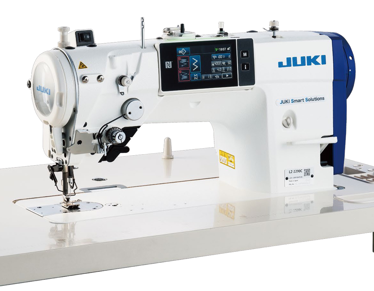 JUKI LZ-2290CS-7-WB/AK155 SEMI DIGITAL TYPE ZIG ZAG MACHINE