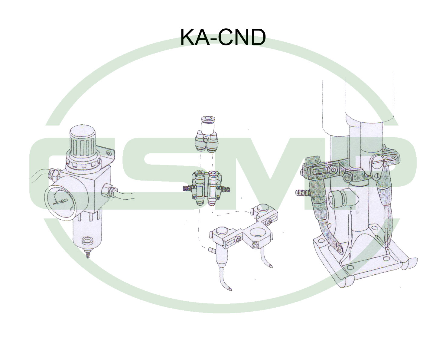 KA-CND NEEDLE COOLER (DOUBLE NEEDLE)