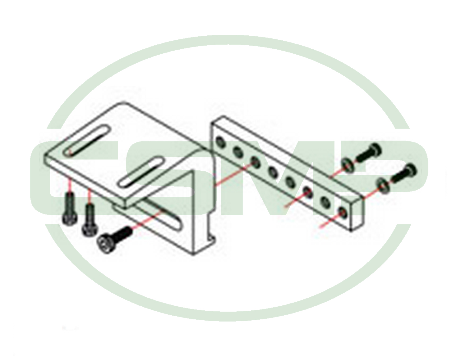 KB367 BRACKET FOR DURKOPP 367 FLAT BED USE WITH KG867