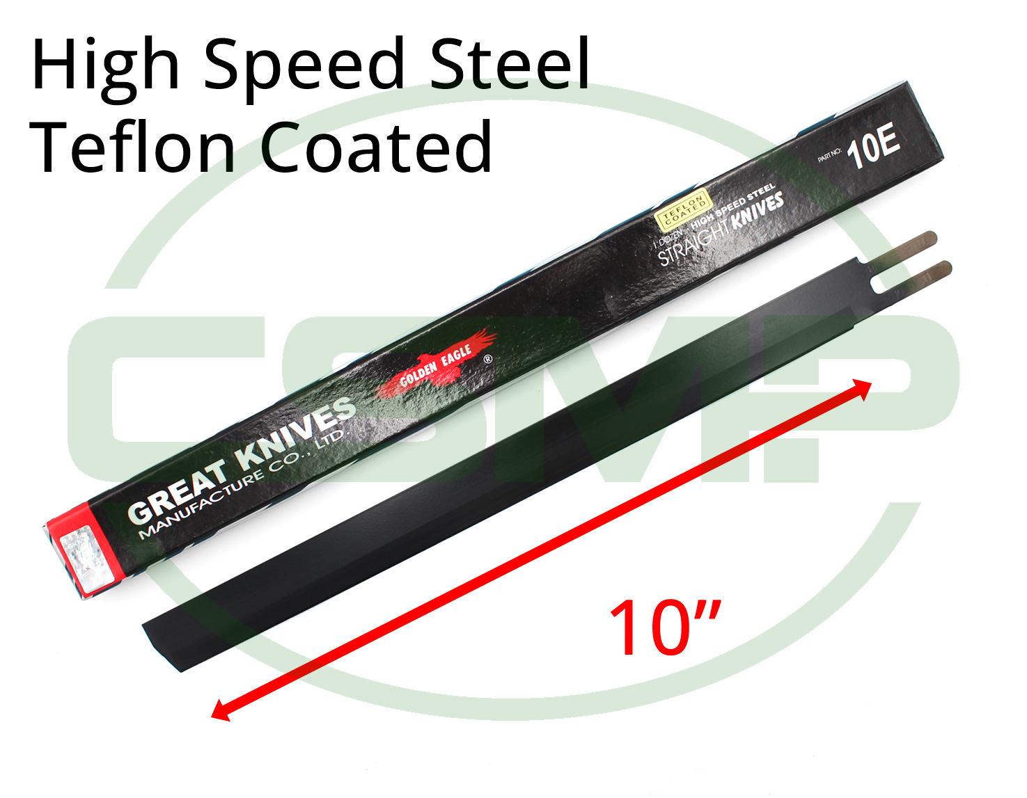 KE10STC 10" KNIFE TEFLON COATED HIGH SPEED STEEL