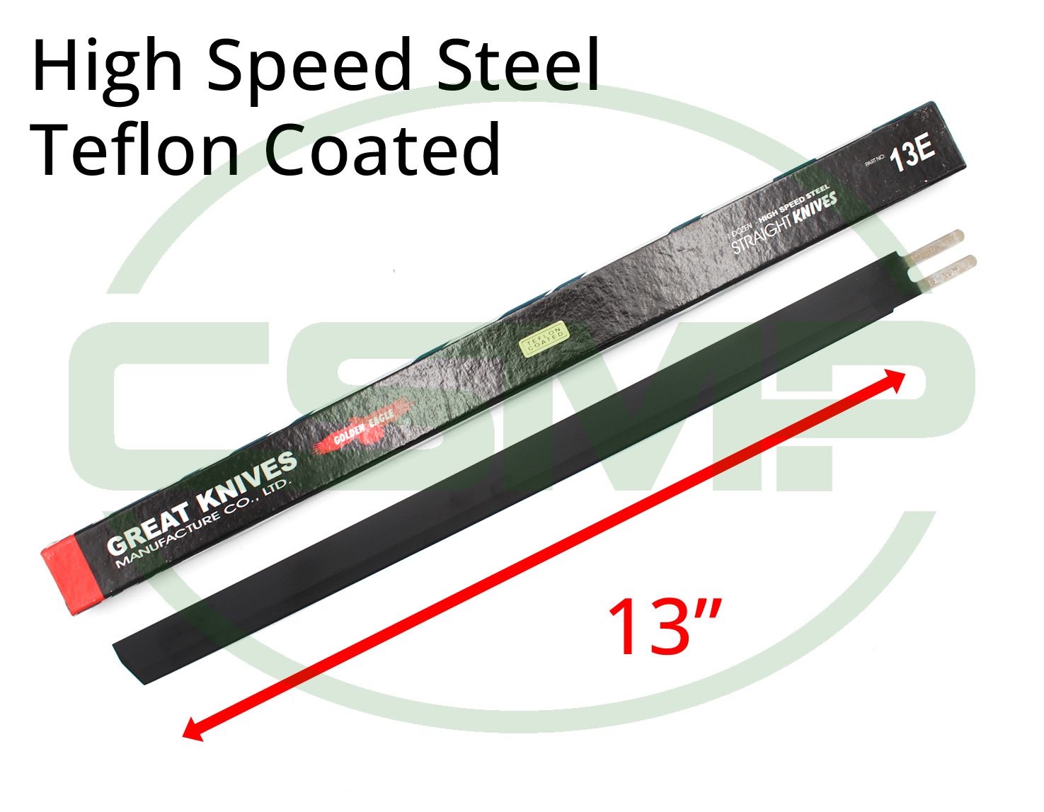 KE13STC 13" TEFLON COATED KNIFE HSS