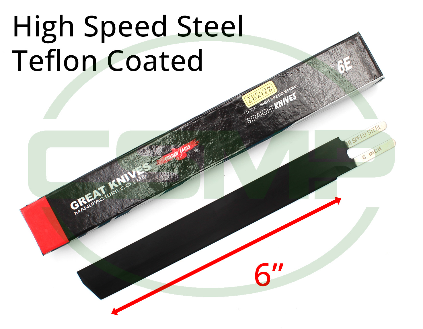 KE6STC 6" TEFLON COATED KNIFE HSS