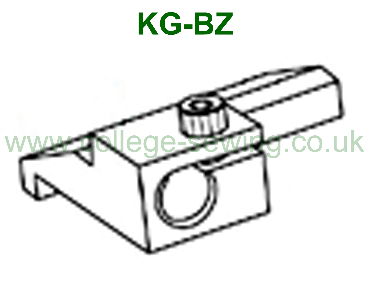 KG-BZ ZIPPER GUIDE FOR KG867 DROP DOWN GUIDE