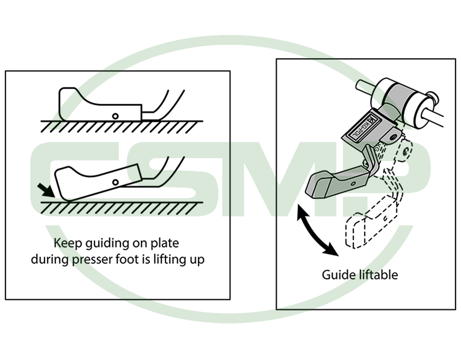 KG-PDL LEFT SIDED DROP DOWN GUIDE