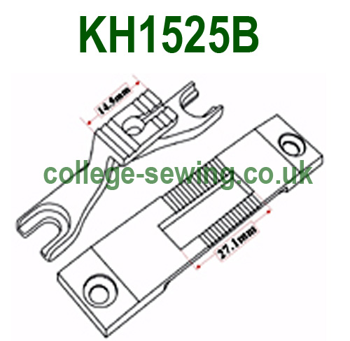 KH1525B PLATE & FEED STANDARD SET PFAFF 1525
