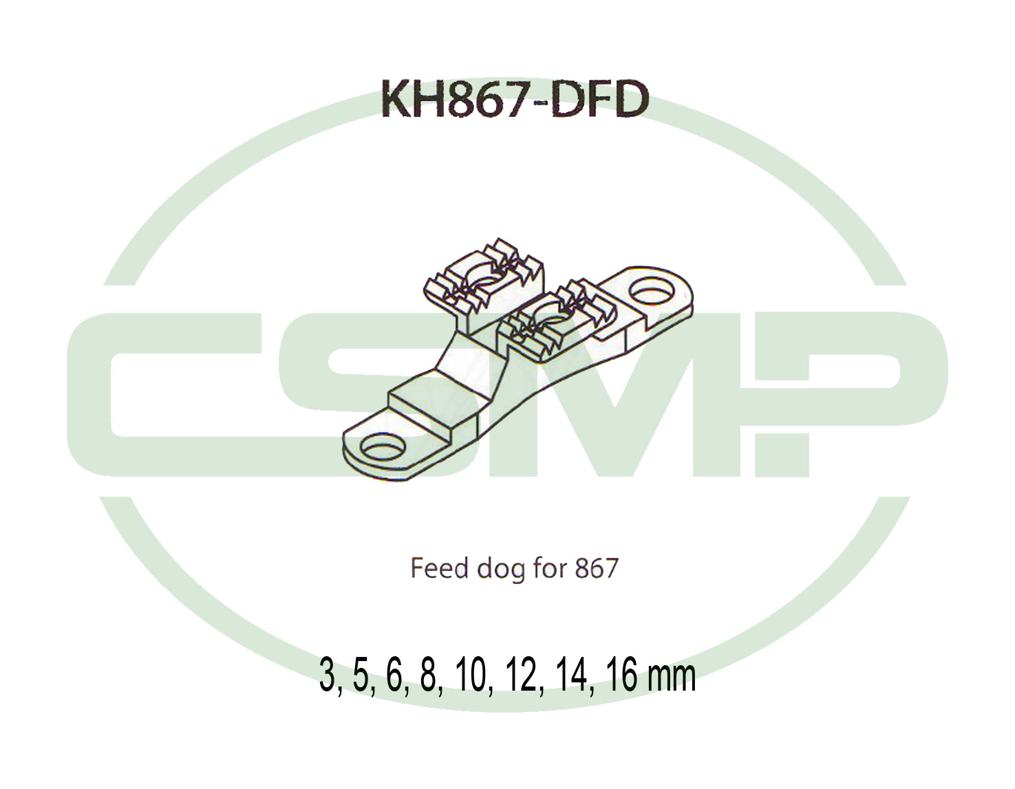 KH867-DFD 12MM = 0867210250 FEED DURKOPP 867