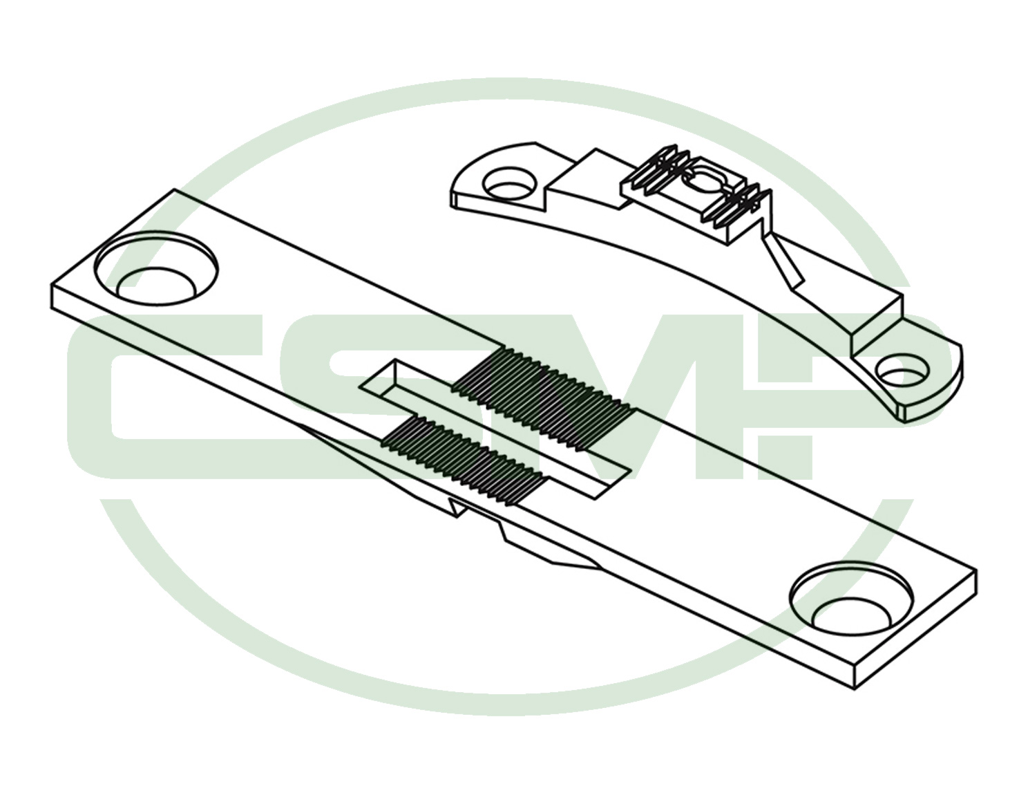KH867N081-NP/FD N/PLATE & FEED SET FOR DURKOPP 867