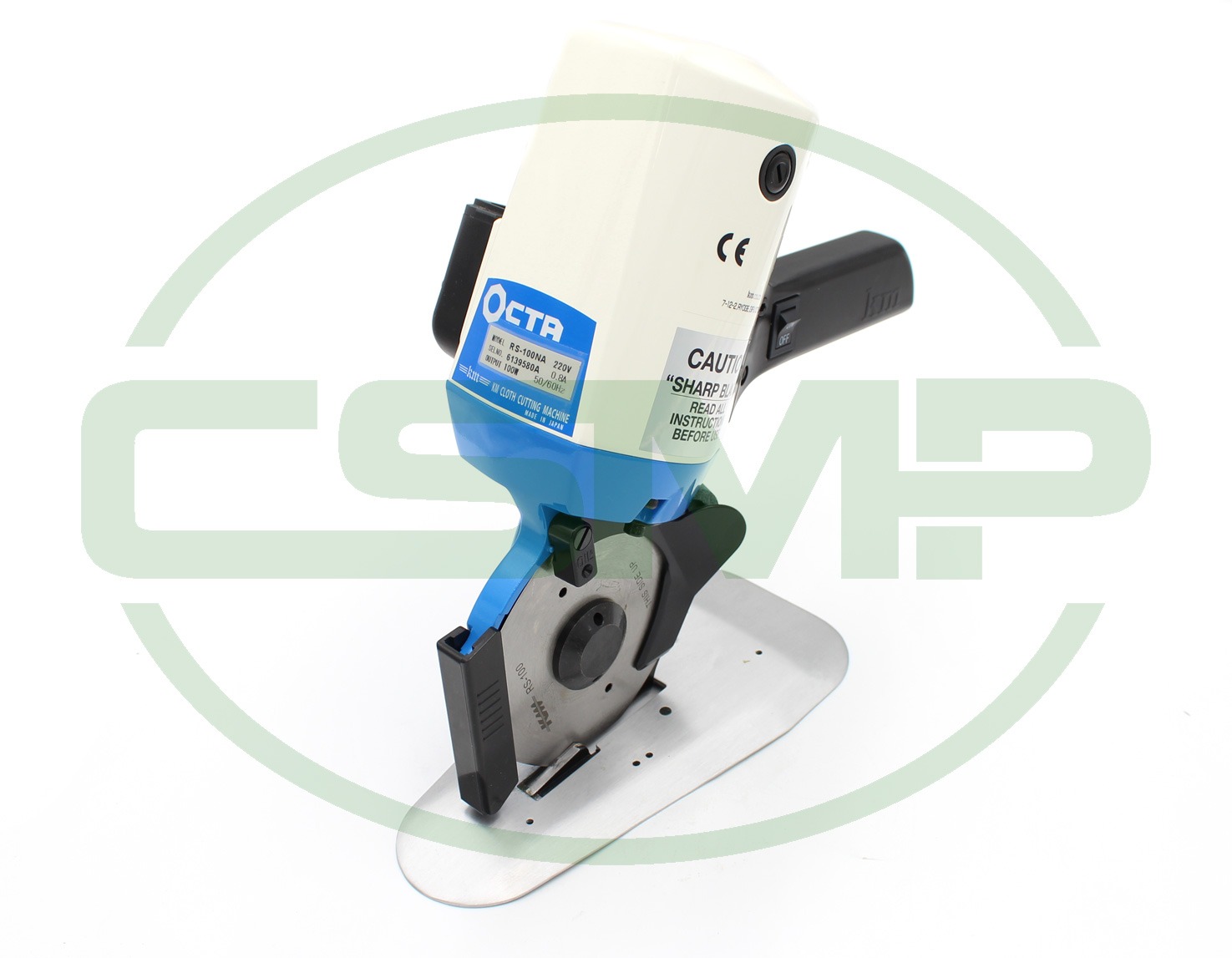 KM RS-100NA OCTA GENUINE KM 4" ROUND KNIFE CUTTER 220V CE