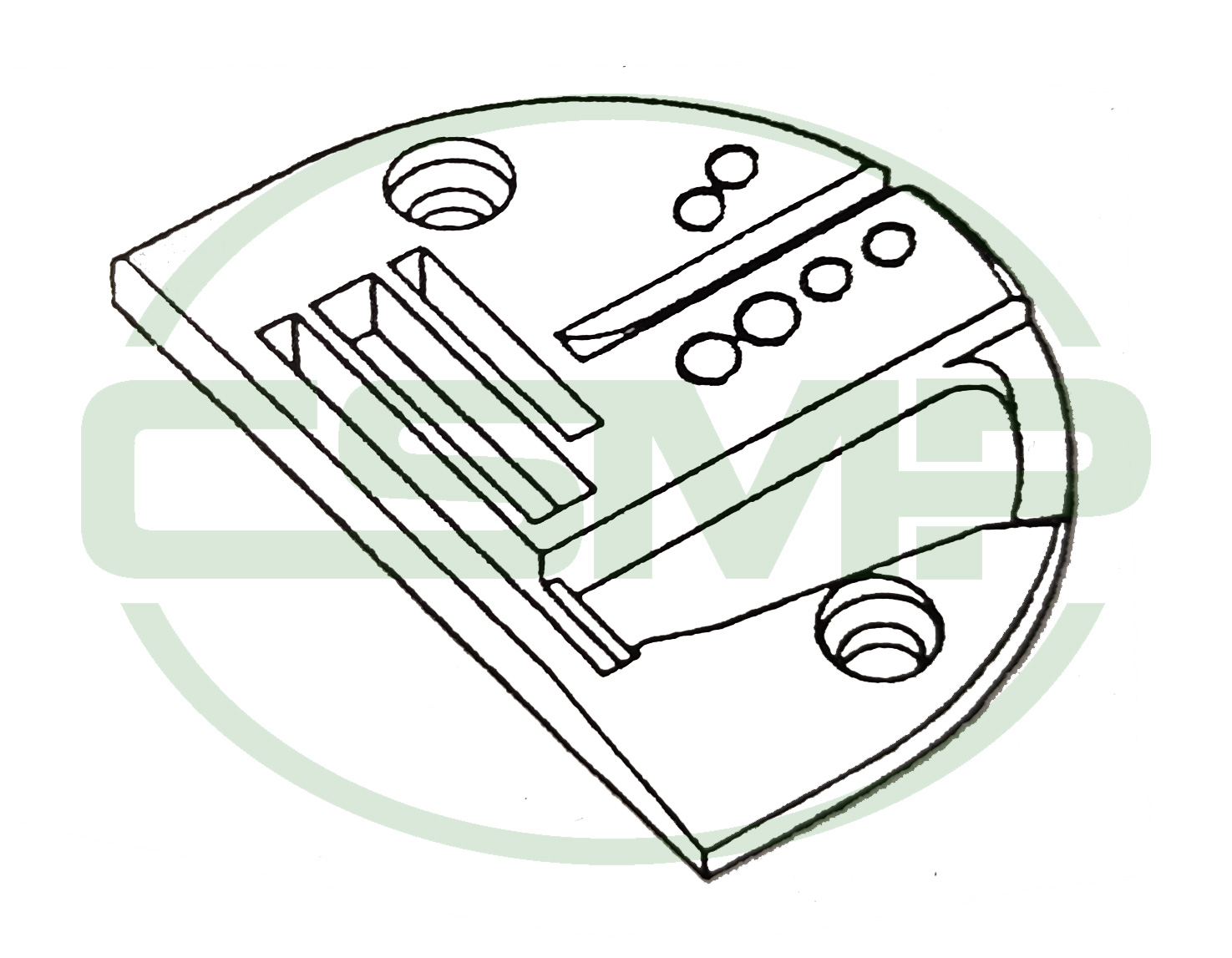 KN5410F NEEDLE FEED N/PLATE FOR BINDING ATTACHMENT