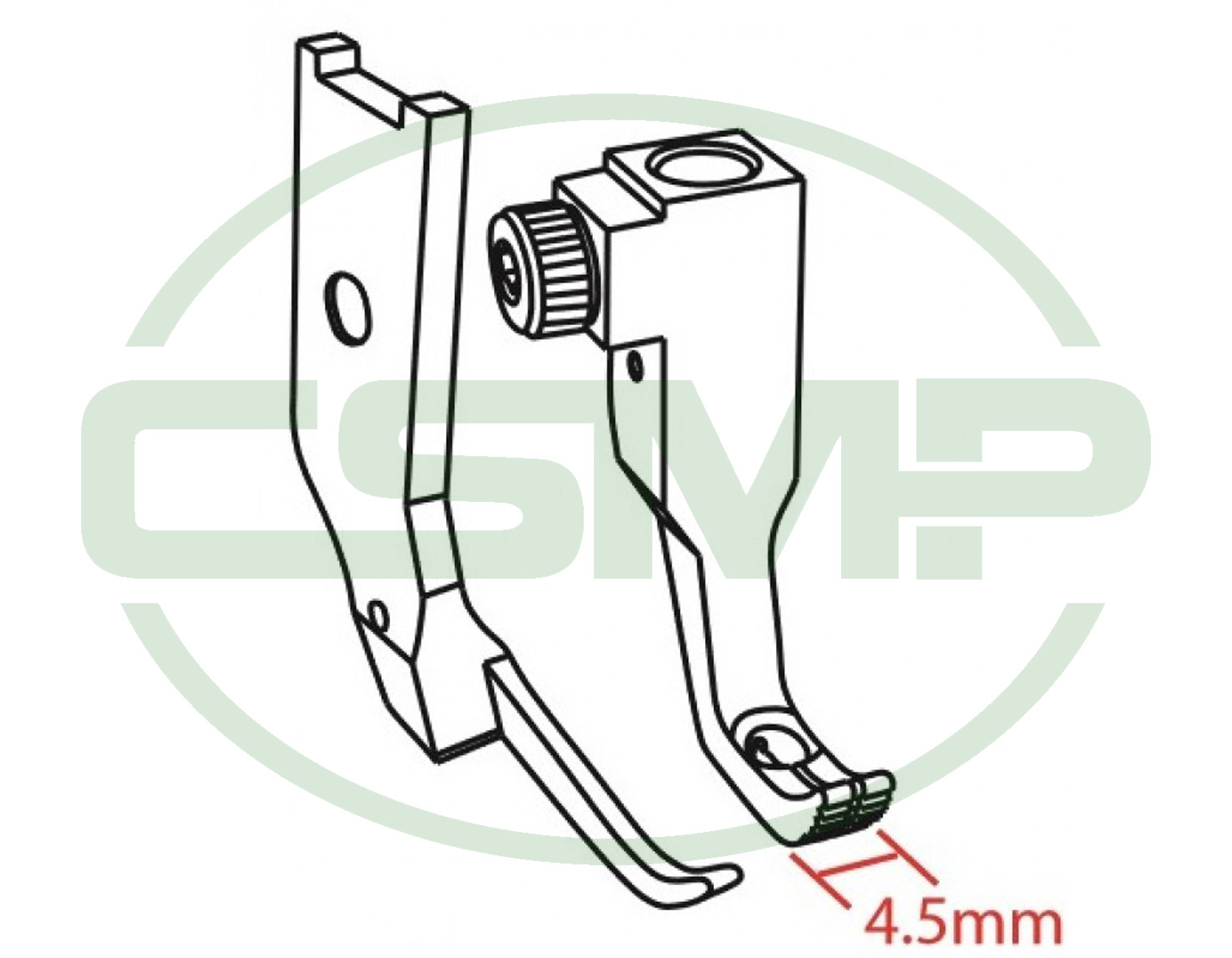 KP1510L081 NARROW LEFT FOOT SET JUKI LU1510