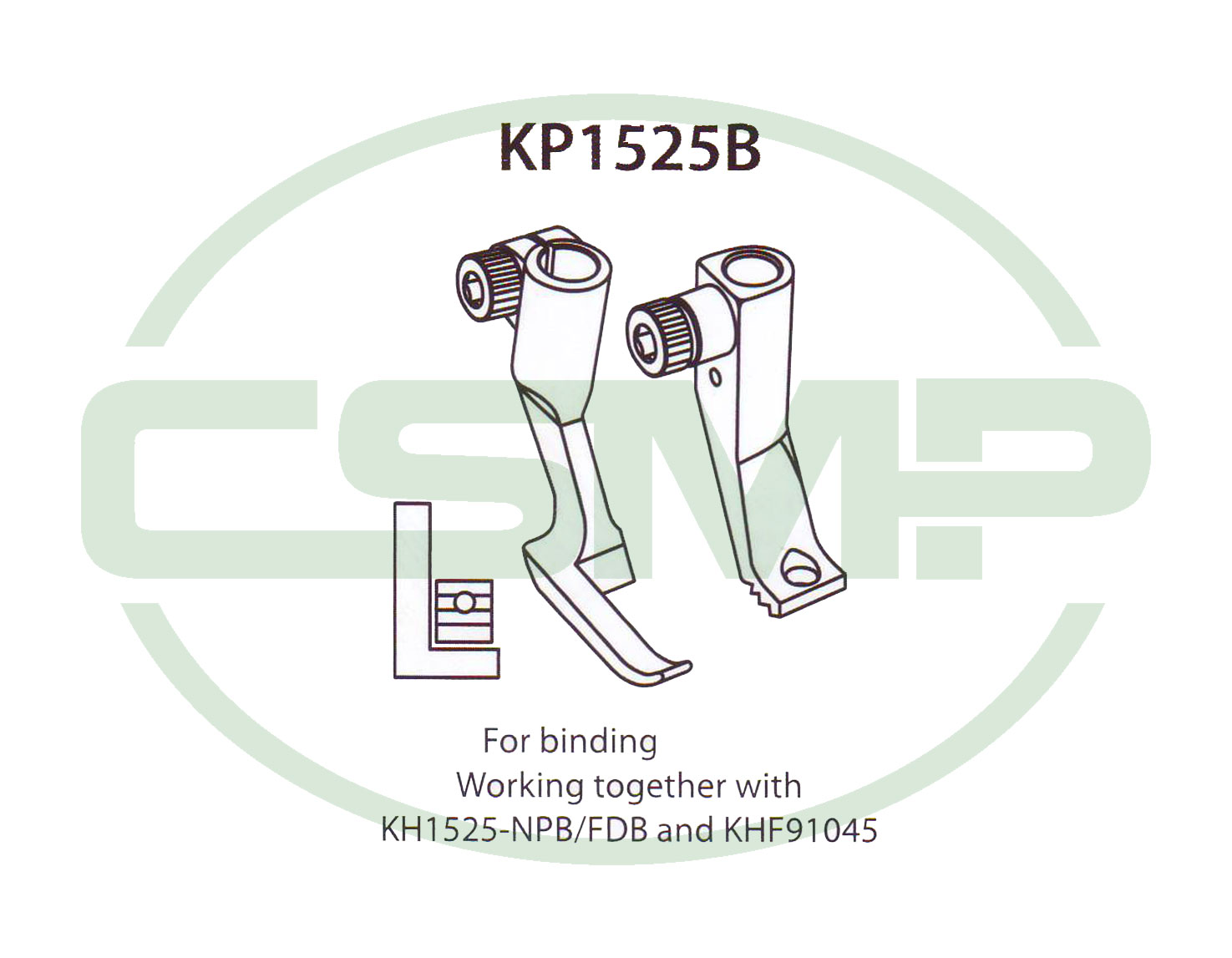 KP1525B BINDING FOOT SET PFAFF 1525 INCLUDES INNER AND OUTER FOOT