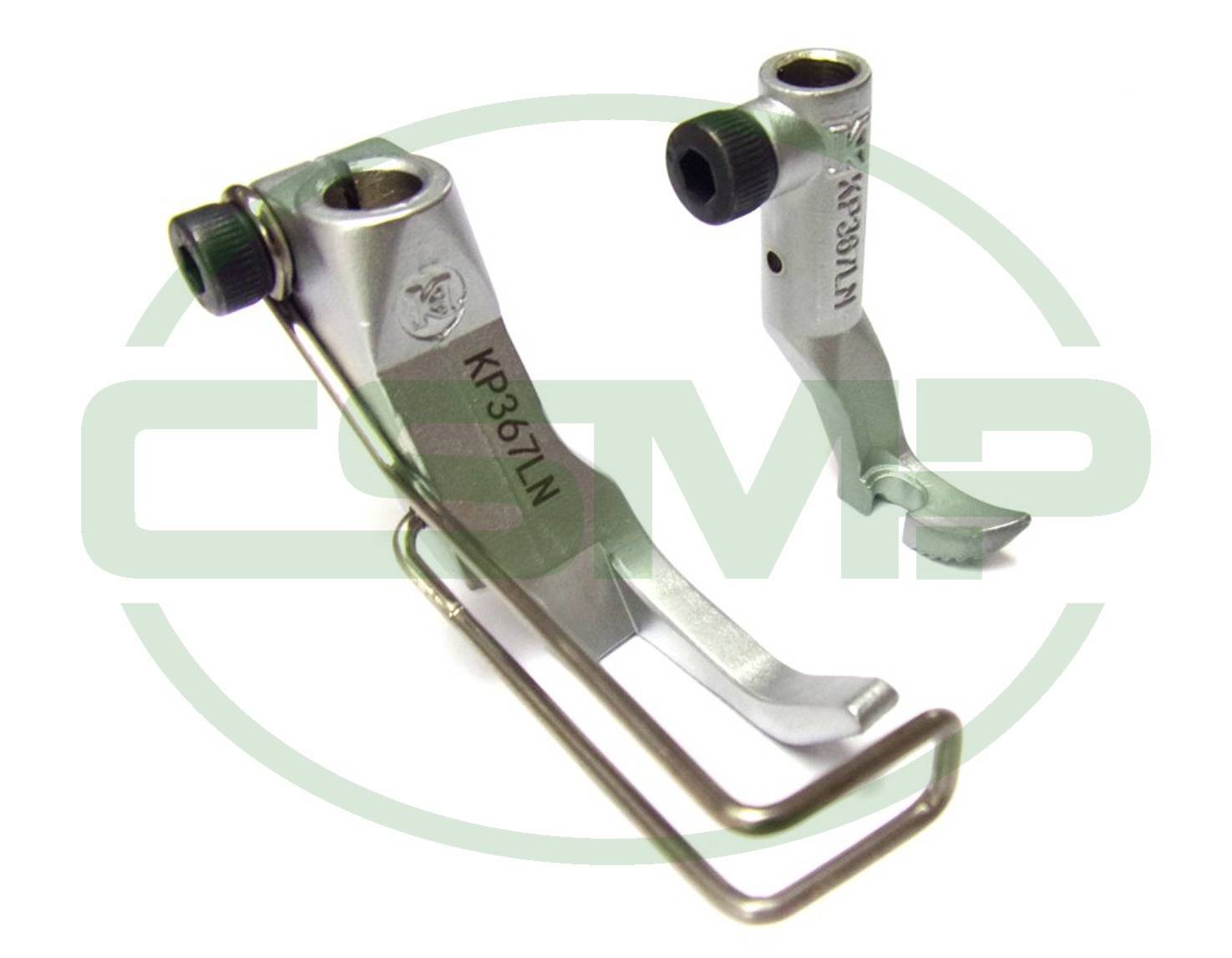 KP367LN LEFT CORDING FOOT SET ADLER 467  INCLUDES INNER AND OUTER FOOT