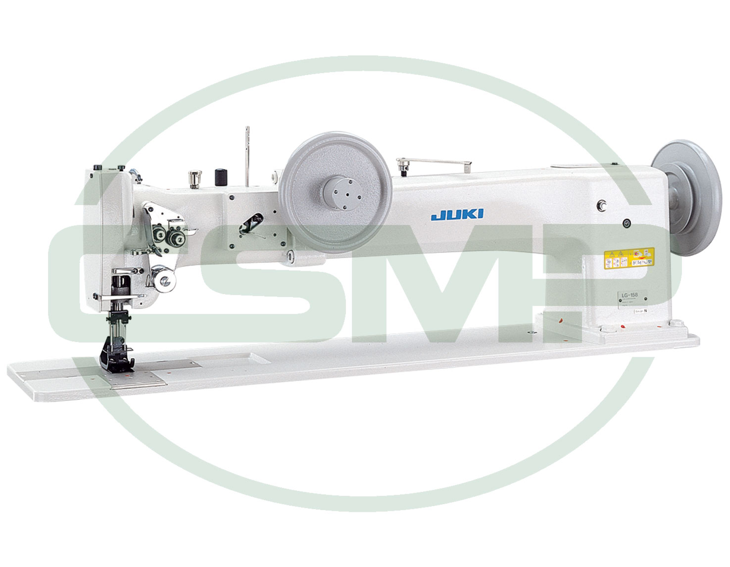 JUKI LG-158-1 HEAD ONLY 750MM LONG ARM UNISON FEED WITH VERTICAL HOOK