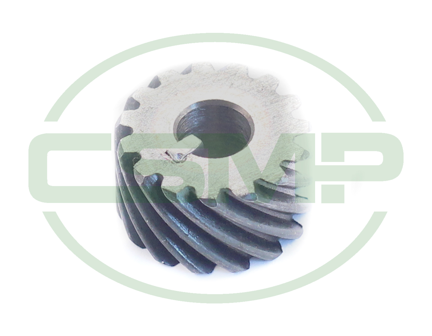 M157 L.H SPIRAL GEAR WITH KEY KM KS-AUV CUTTER