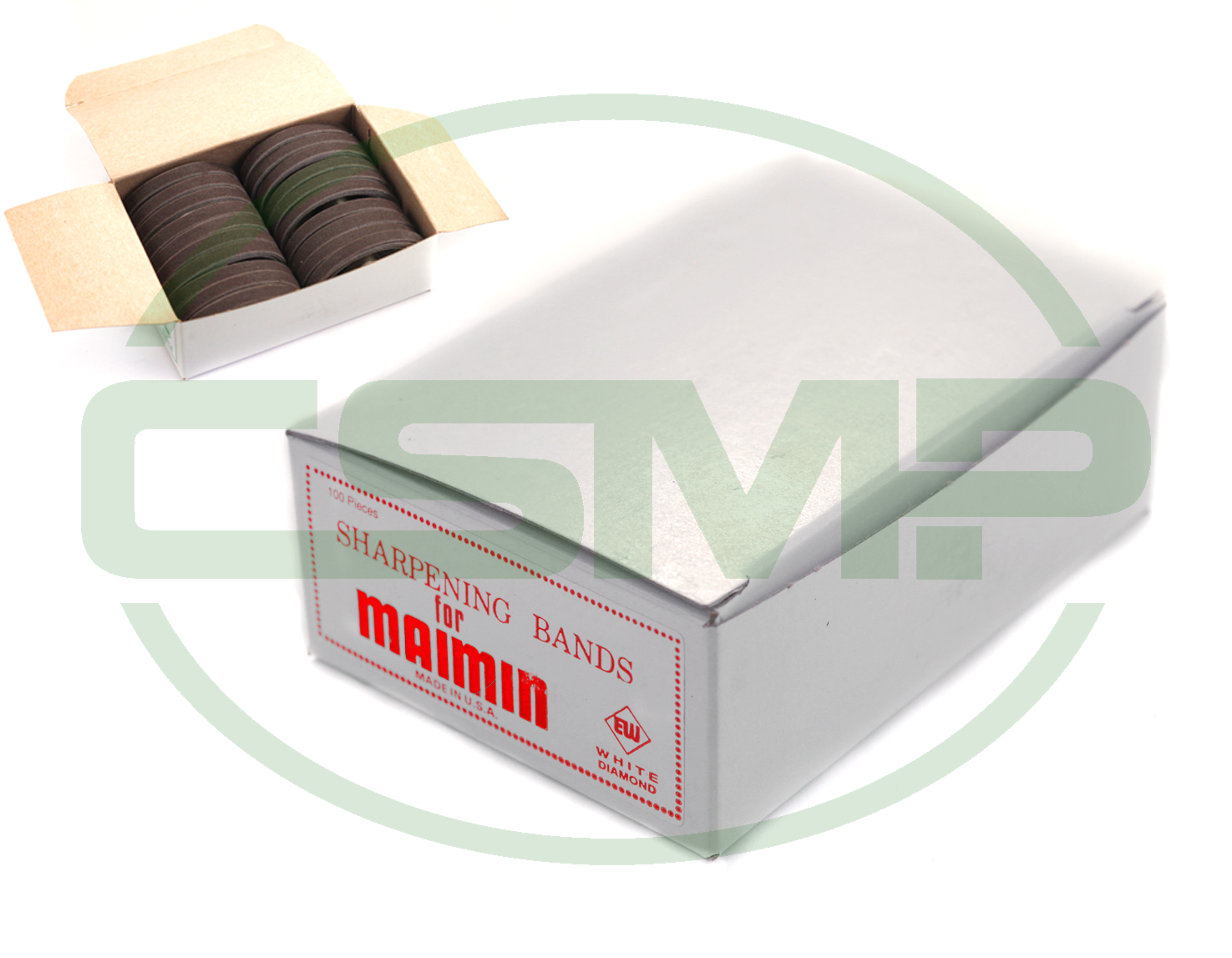 MAIMIN COARSE EMERY BANDS BOX 100PCS 1450
