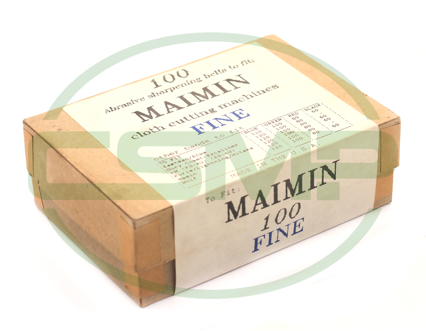 MAIMIN FINE EMERY BANDS BOX OF 100 PCS 1452