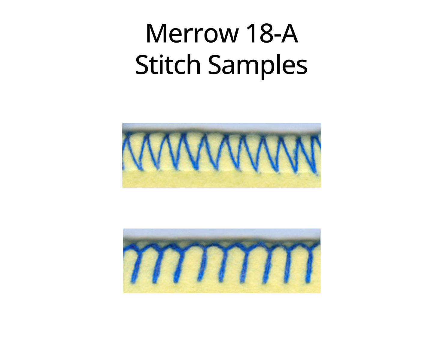 MERROW 18A 1/2" ROLLED CROCHET STITCH FOR BLANKETS