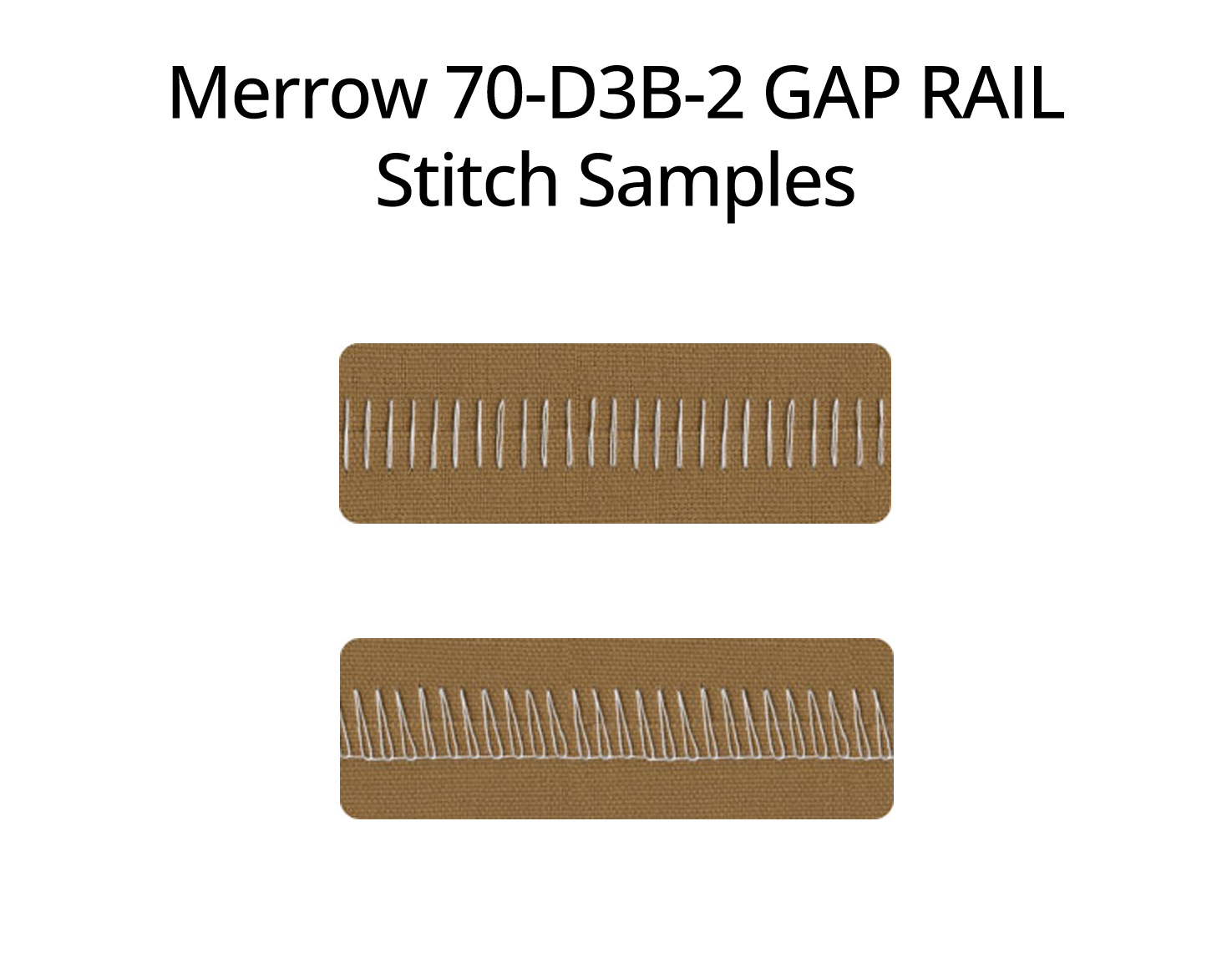 MERROW 70-D3B-2 GAPRAIL OVERLOCK M/CH HEAD ONLY