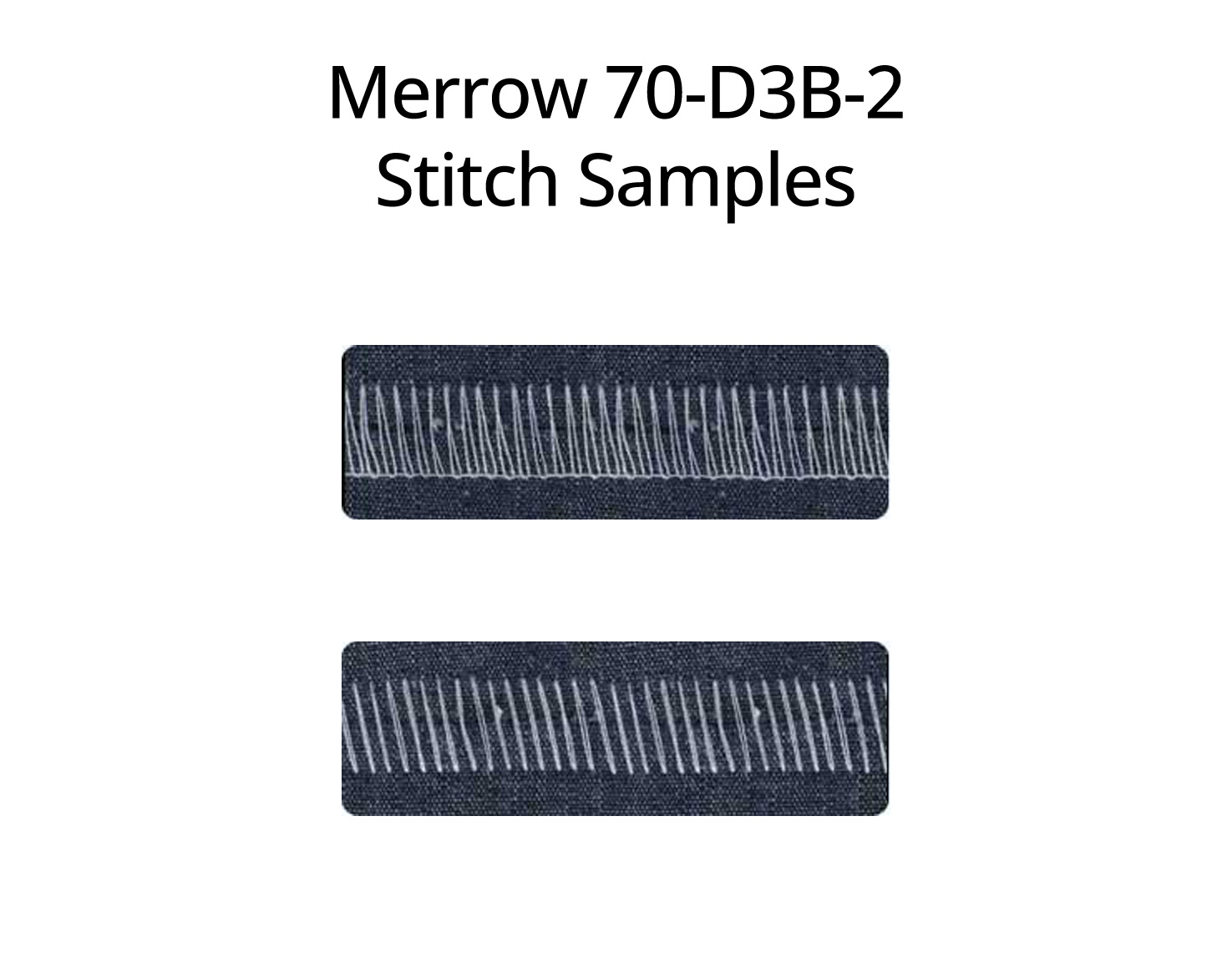 MERROW 70-D3B-2 OVERLOCK BUTT END SEAMER M/CH HEAD ONLY