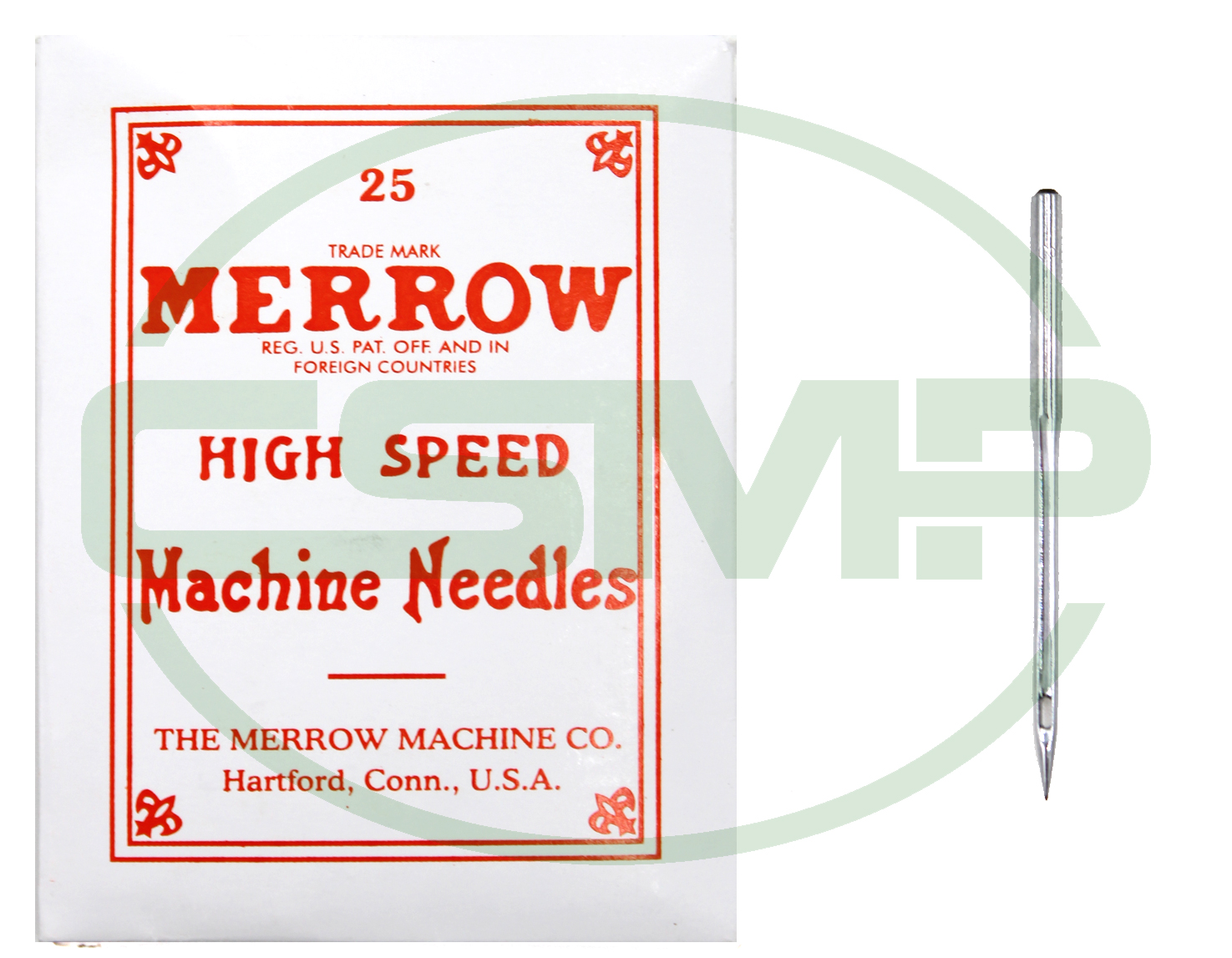 8S PACK OF 25 MERROW 18E NEEDLES SIZE 8 NM150/22-1/2