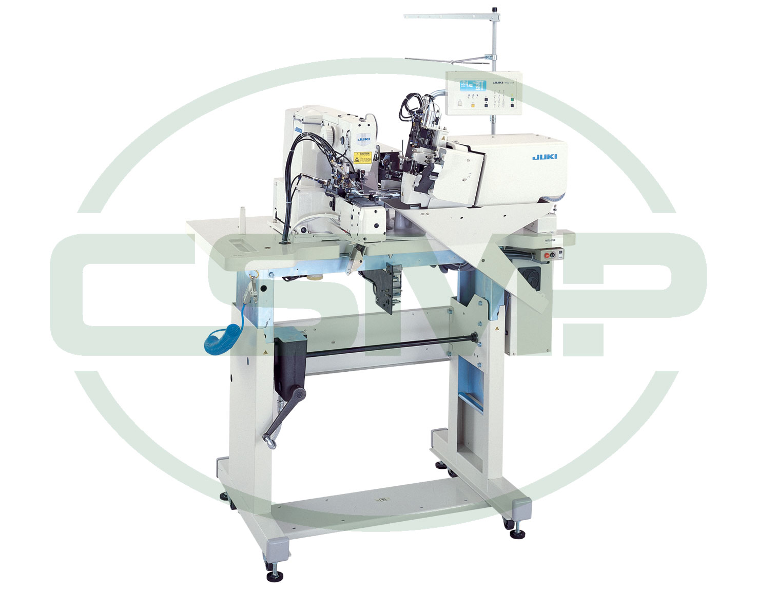 JUKI MOL-254-MABC AUTOMATIC 2 NEEDLE BELT LOOP ATTACHING MACHINE