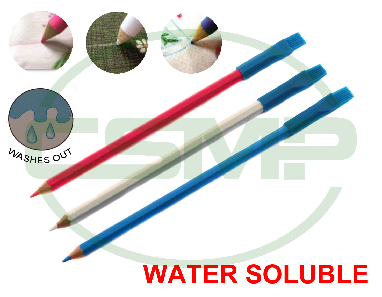 MP180-MIX(P) MARKING PENCILS - 3 PENS MIXED