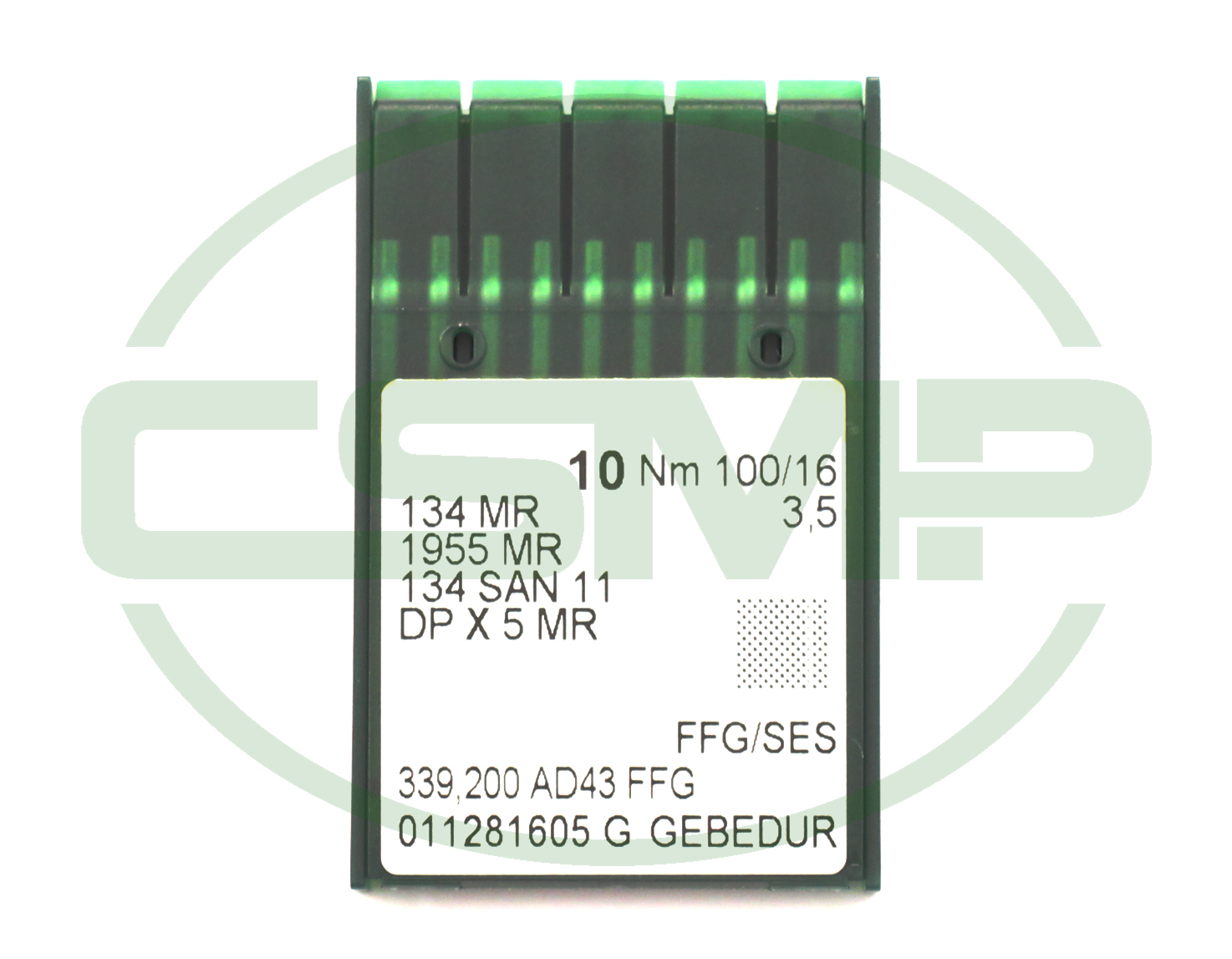 MR3.5 134 FFG/SES GEBEDUR SIZE 100 PACK OF 10 NEEDLES GROZ BECKERT