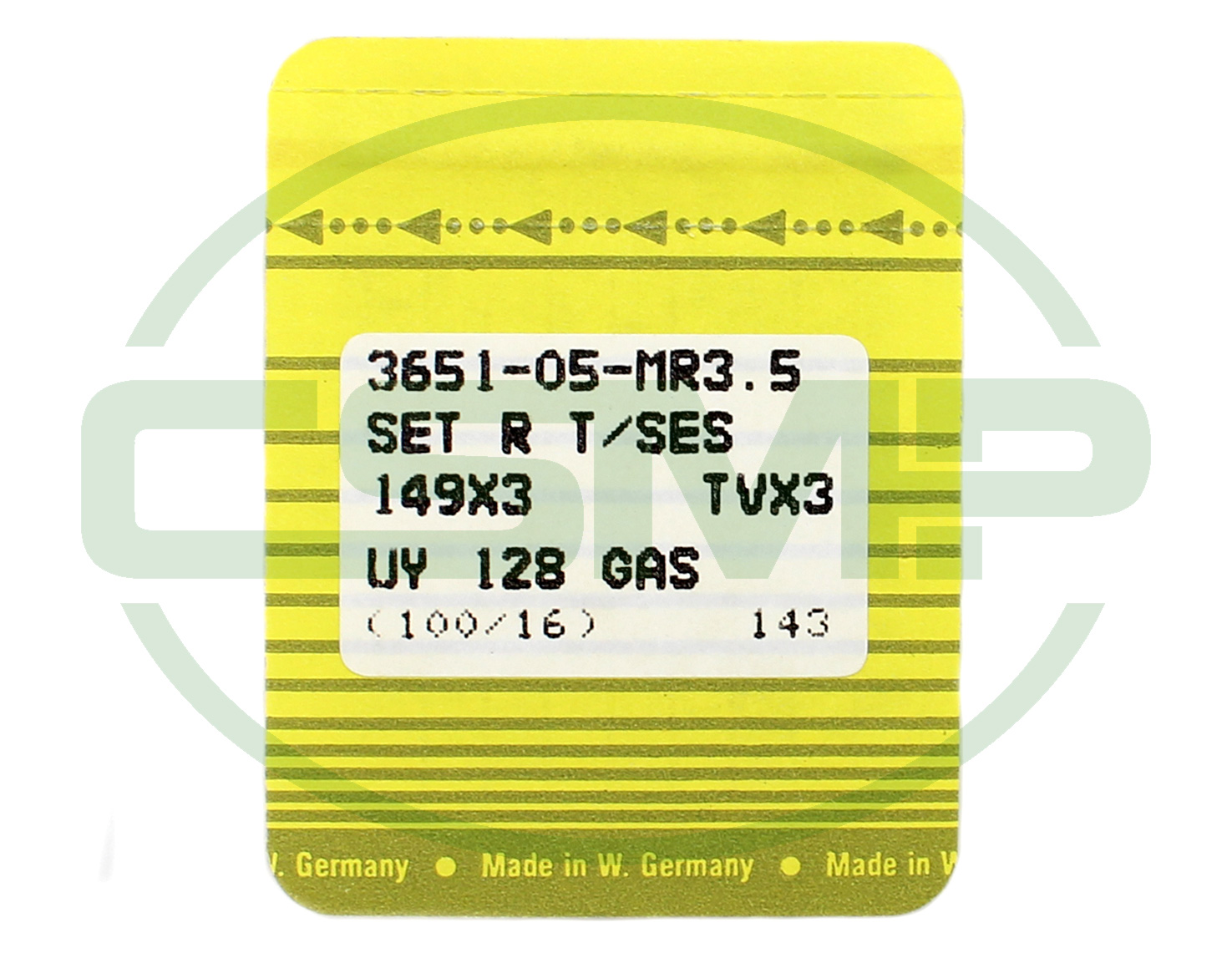MR3.5 UY128GAS FFG/SES SIZE 100 PACK OF 10 NEEDLES SINGER