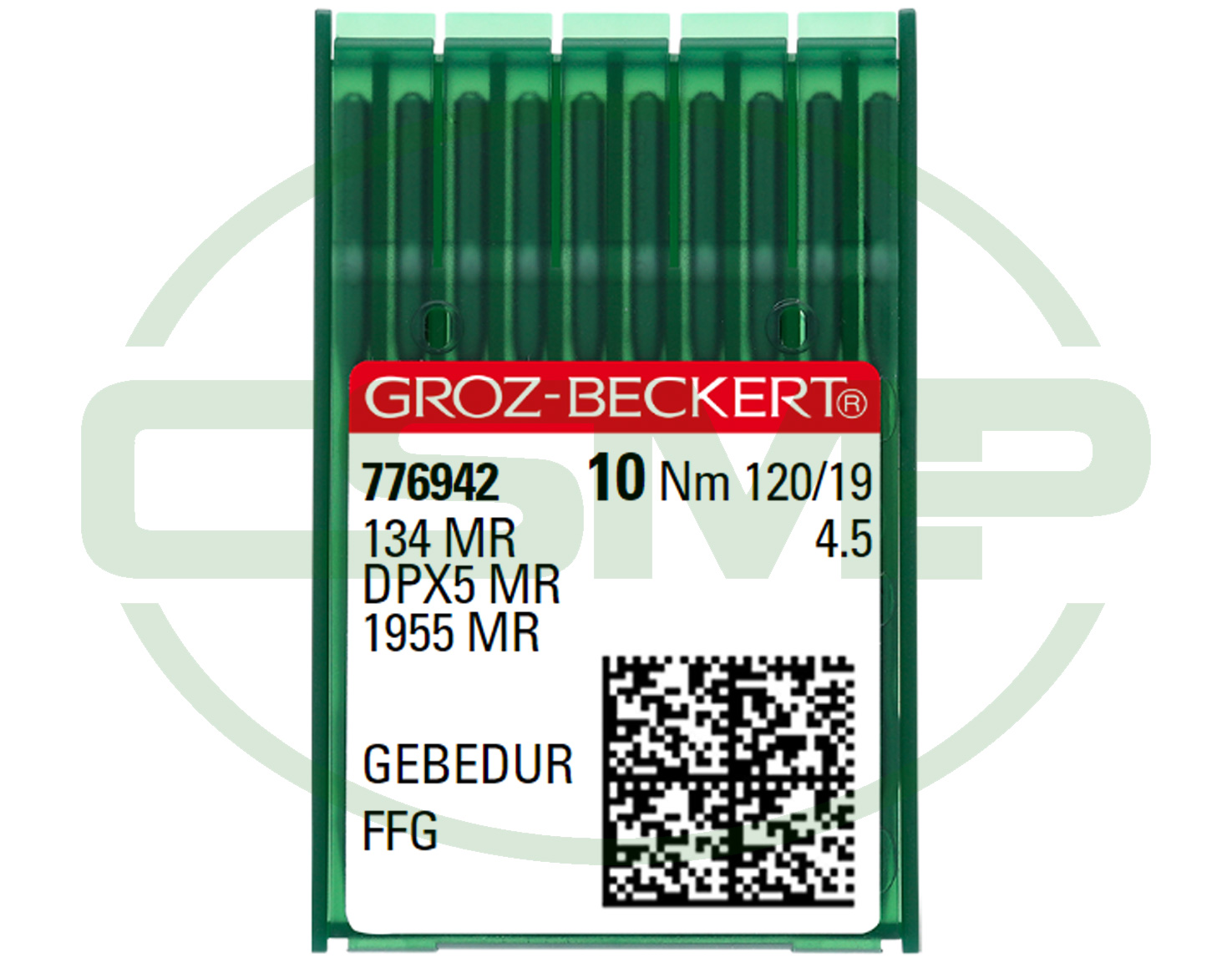 MR4.5 134 FFG/SES GEBEDUR SIZE 120 PACK OF 10 NEEDLES GROZ BECKERT