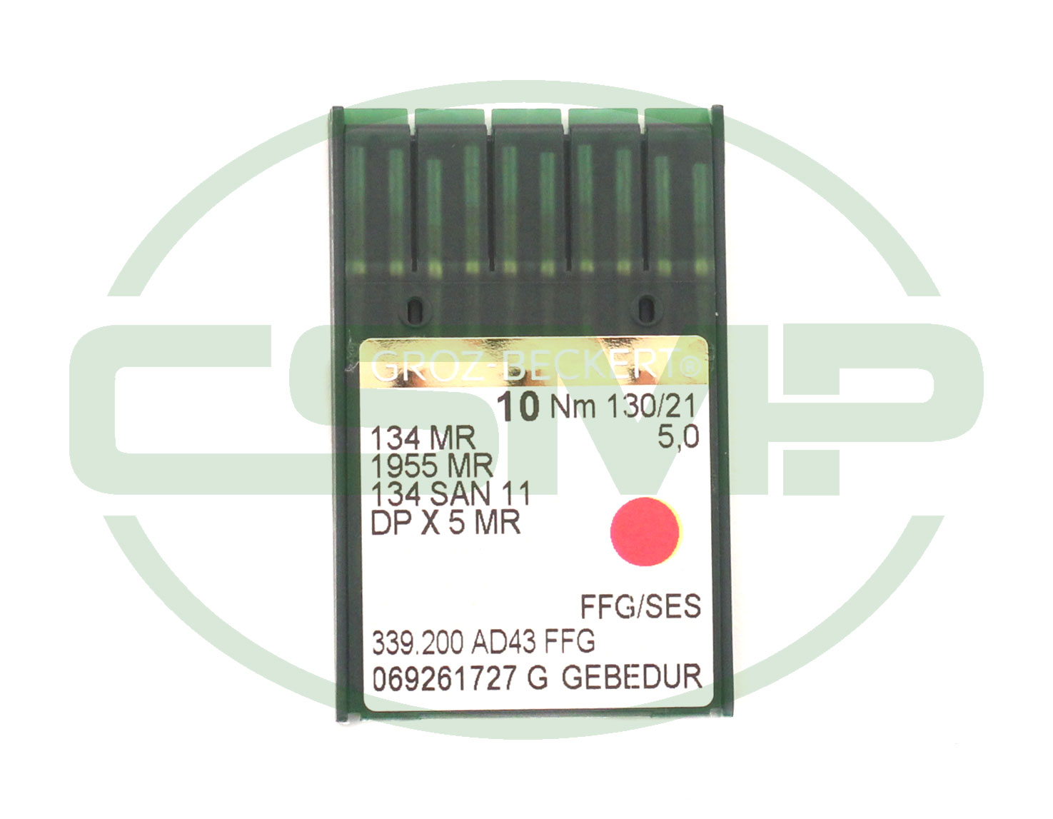MR5 134 FFG/SES GEBEDUR SIZE 130 PACK OF 10 NEEDLES GROZ BECKERT