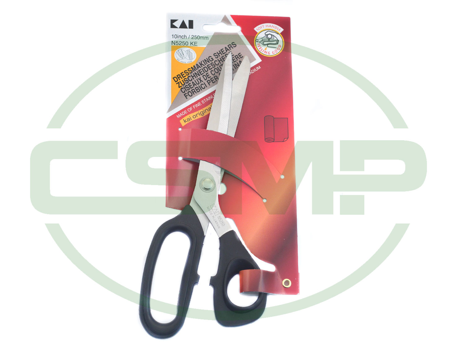 N5250KE KAI 25CM 10" SOFT GRIP SHEAR KNIFE EDGE