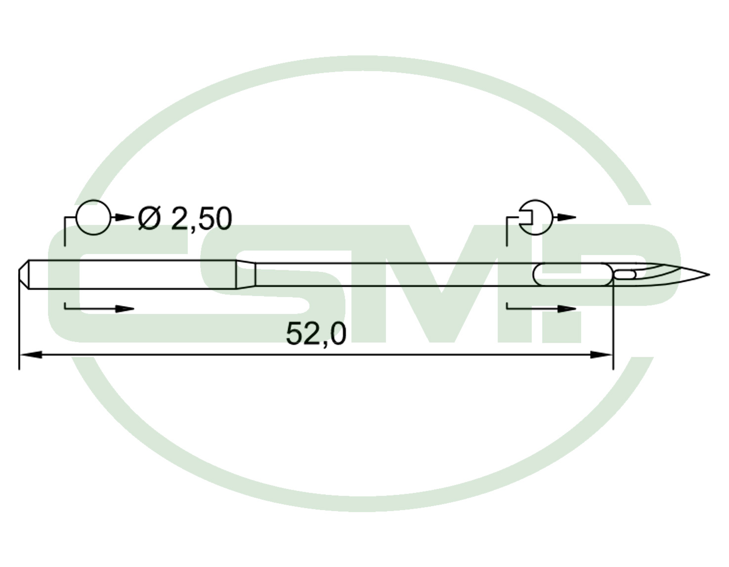 216X1 SIZE 230 PACK OF 10 NEEDLES SCHMETZ
