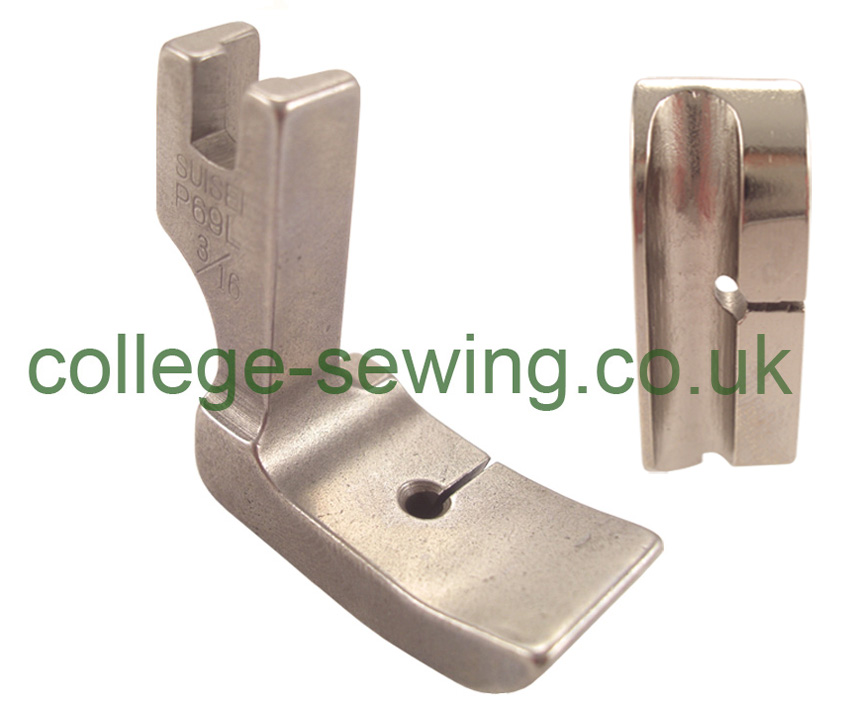 P69LX3/16 SUISEI SOLID PIPING FOOT LEFT 3/16