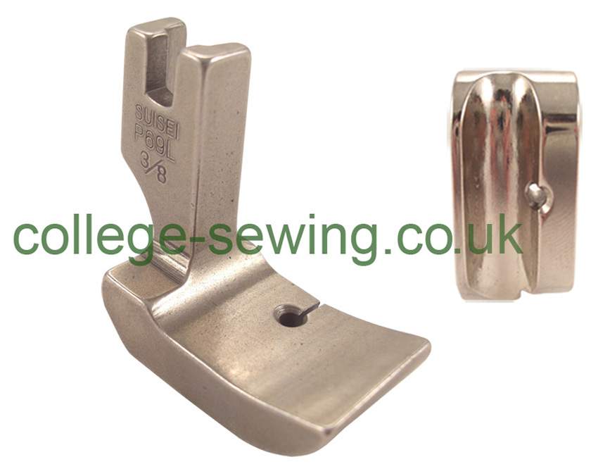 P69LX3/8 SUISEI SOLID PIPING FOOT LEFT 3/8