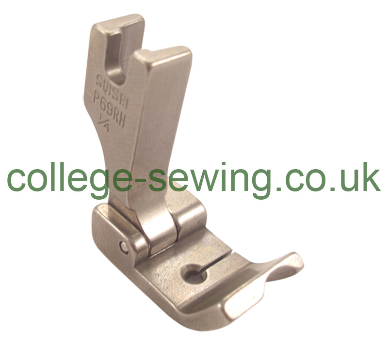 P69RHX1/4 SUISEI HINGED PIPING FOOT RIGHT 1/4