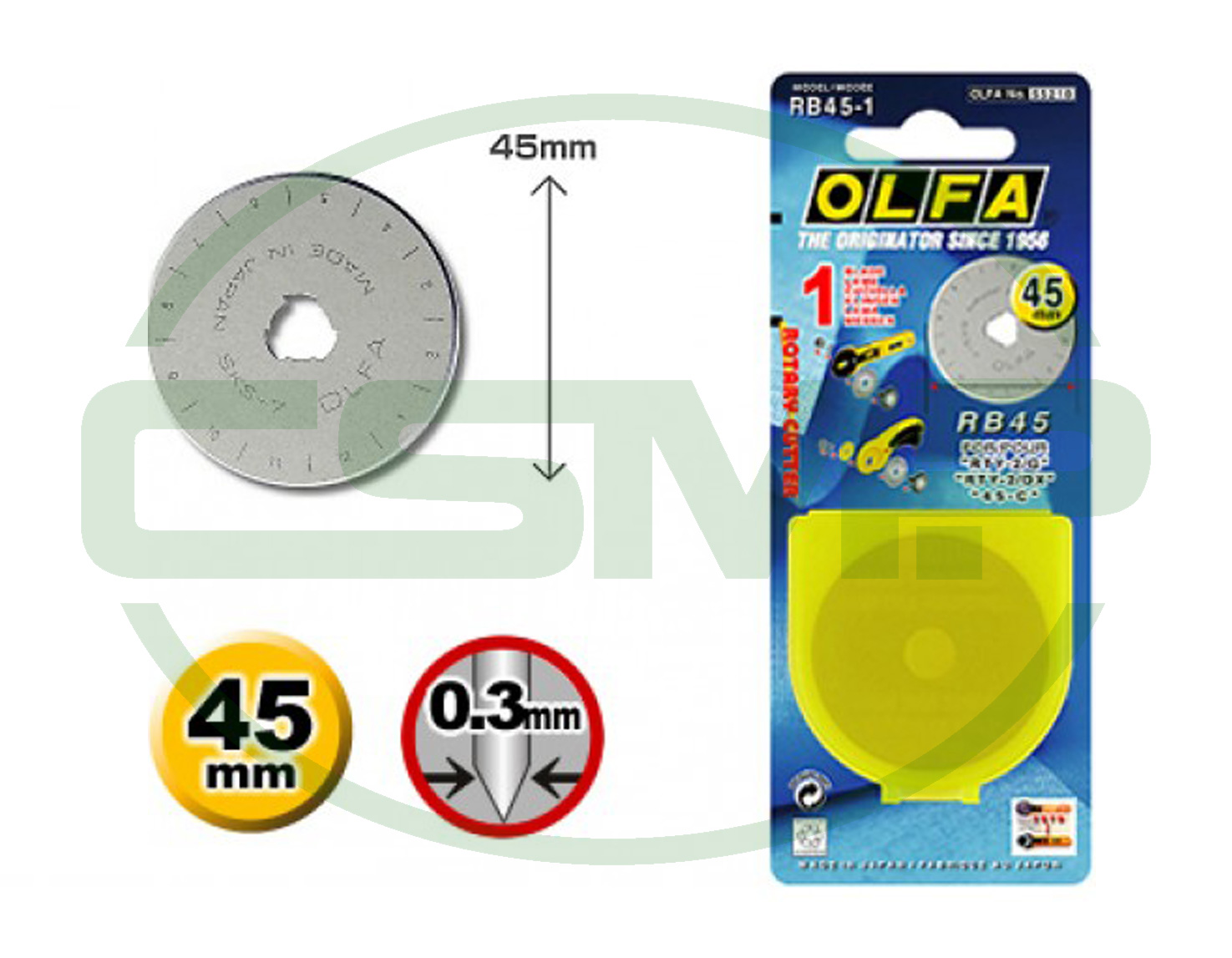 RB45-1 45MM OLFA ROUND KNIFE FOR RTY-2/C