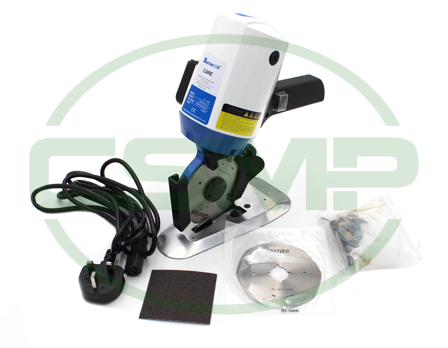 ST-100 SANTIAN 4" ROUND KNIFE CUTTER 250W 220V CE