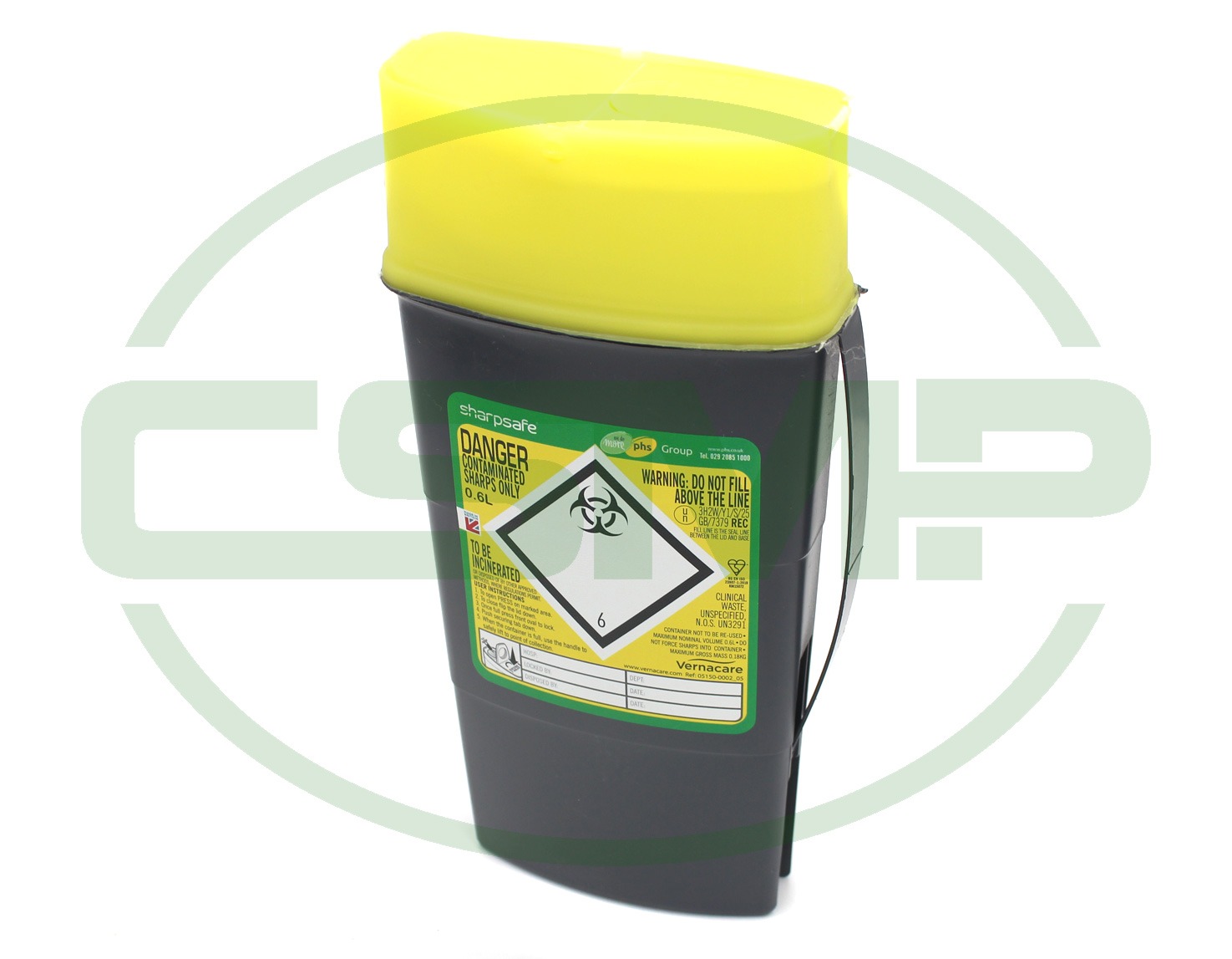 0.6 LITRE MINI SHARPS CONTAINER