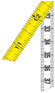 310 10MM WIDE 60" TAPE MEASURE CM/INCH