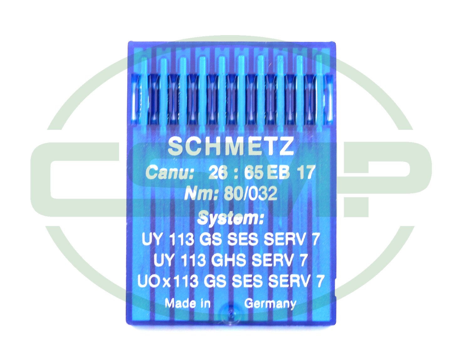 UY113GS SES SERV7 SIZE 80 PACK OF 10 NEEDLES SCHMETZ