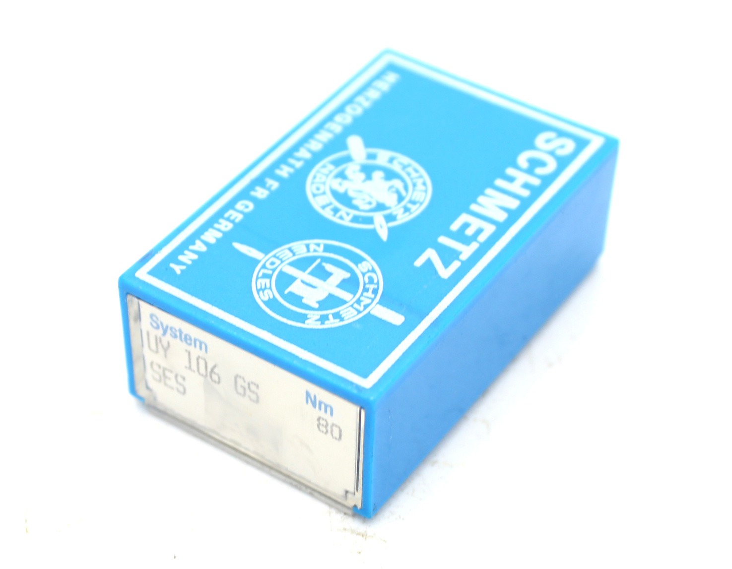 UY106GS SES SIZE 80 PACK OF 10 NEEDLES SCHMETZ DISCONTINUED