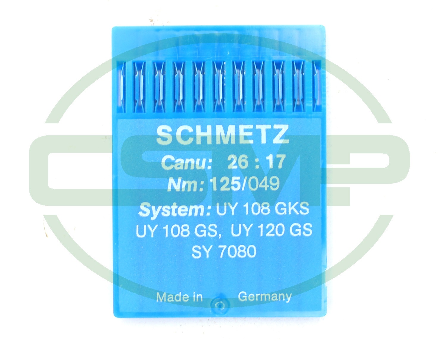 UY108 GKS SIZE 125 PACK OF 10 NEEDLES SCHMETZ DISCONTINUED